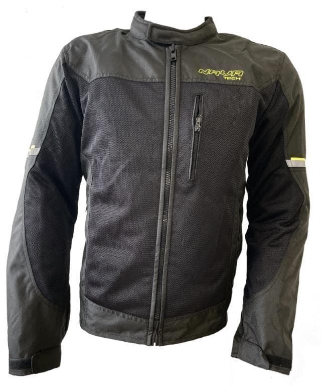 CHAQUETA MOTO NAVA PERFORADA - Imagen 3