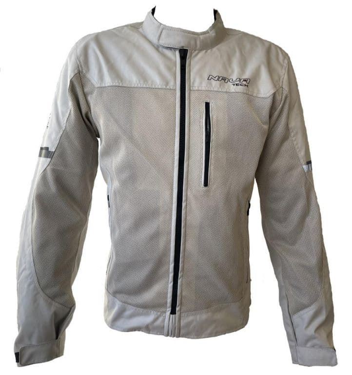 CHAQUETA MOTO NAVA PERFORADA - Imagen 4