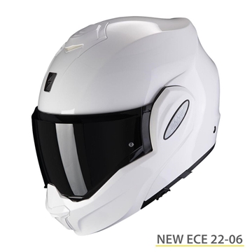 SCORPION EXO TECH EVO BLANCO BRILLO - Imagen 1