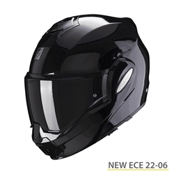 SCORPION EXO TECH EVO NEGRO BRILLO - Imagen 1